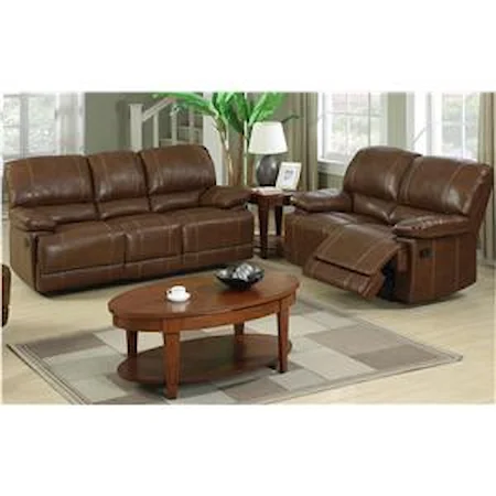 2 Piece Casual Reclining Living Room Group